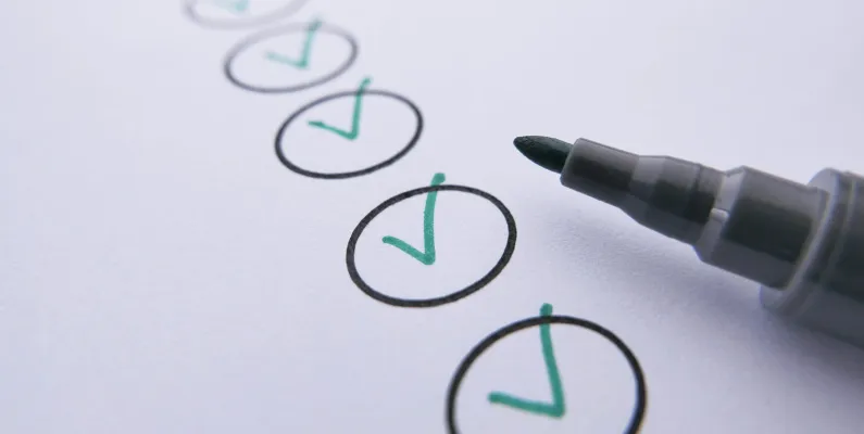 Website accessibility audit showing contrast and compliance checks
